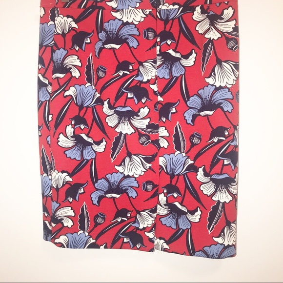 J.Crew Factory Floral Pencil Skirt-4 NWOT - Picture 7 of 8